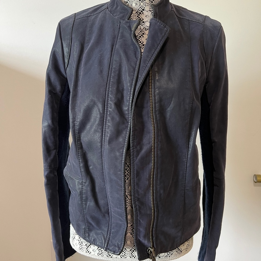 Navy jacket free people